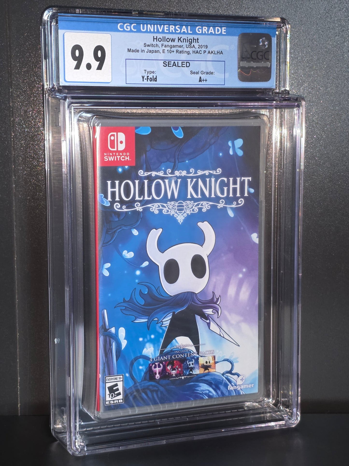 Hollow Knight (Nintendo Switch, 2018) | CGC 9.9 A++