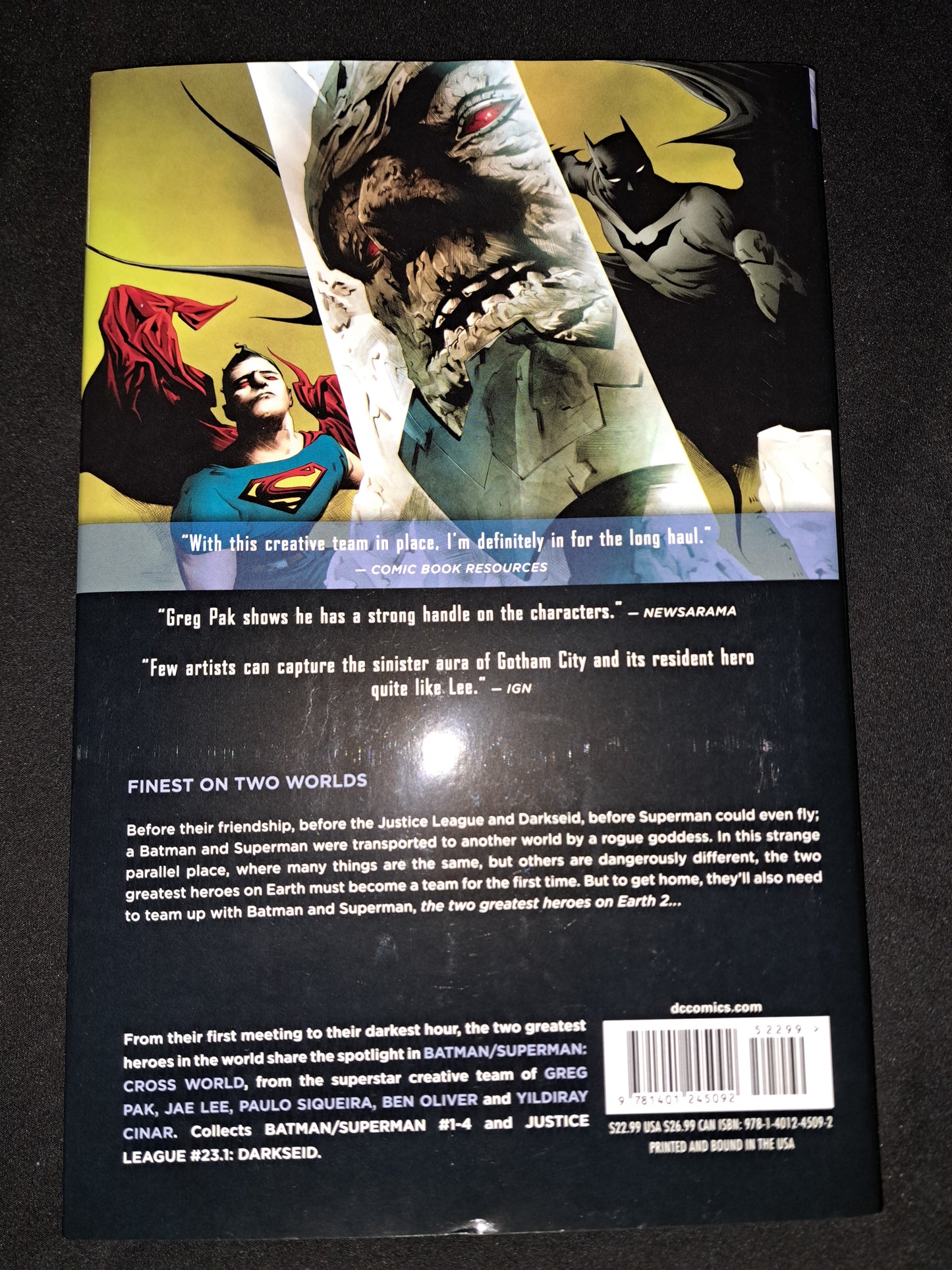 Batman Superman New 52 Volume 1: Cross World, Hardcover