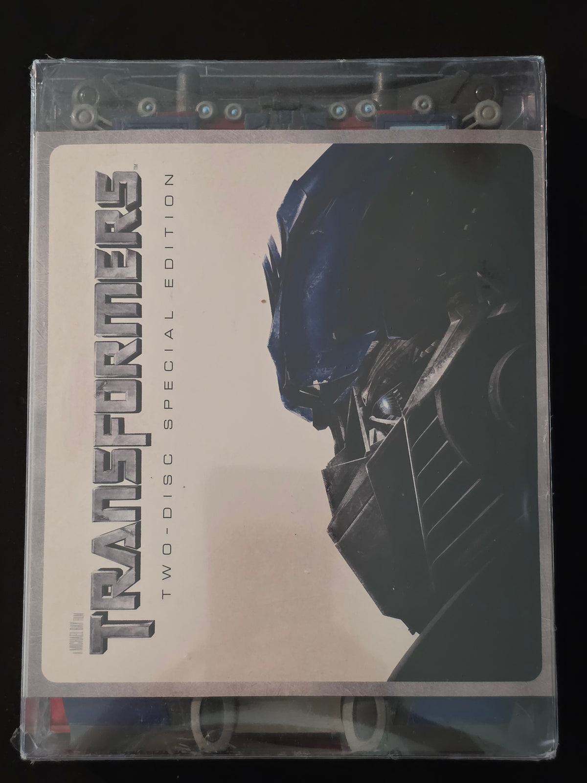 Transformers, 2 DVDs 2007 Special Edition, OPTIMUS PRIME Case Transforms