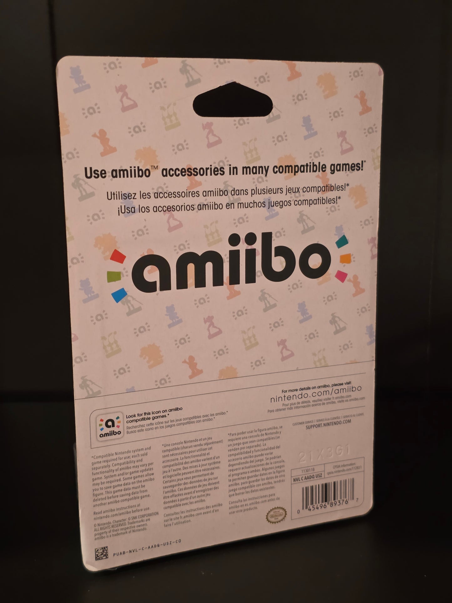 Terry Bogard Fatal Fury - Nintendo Switch Amiibo - Super Smash Bros. New/Sealed