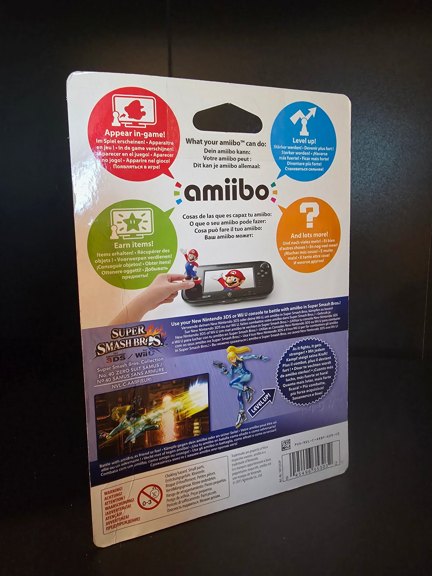 Nintendo Amiibo Super Smash Brothers Zero Suit Samus Brand New & Factory Sealed!