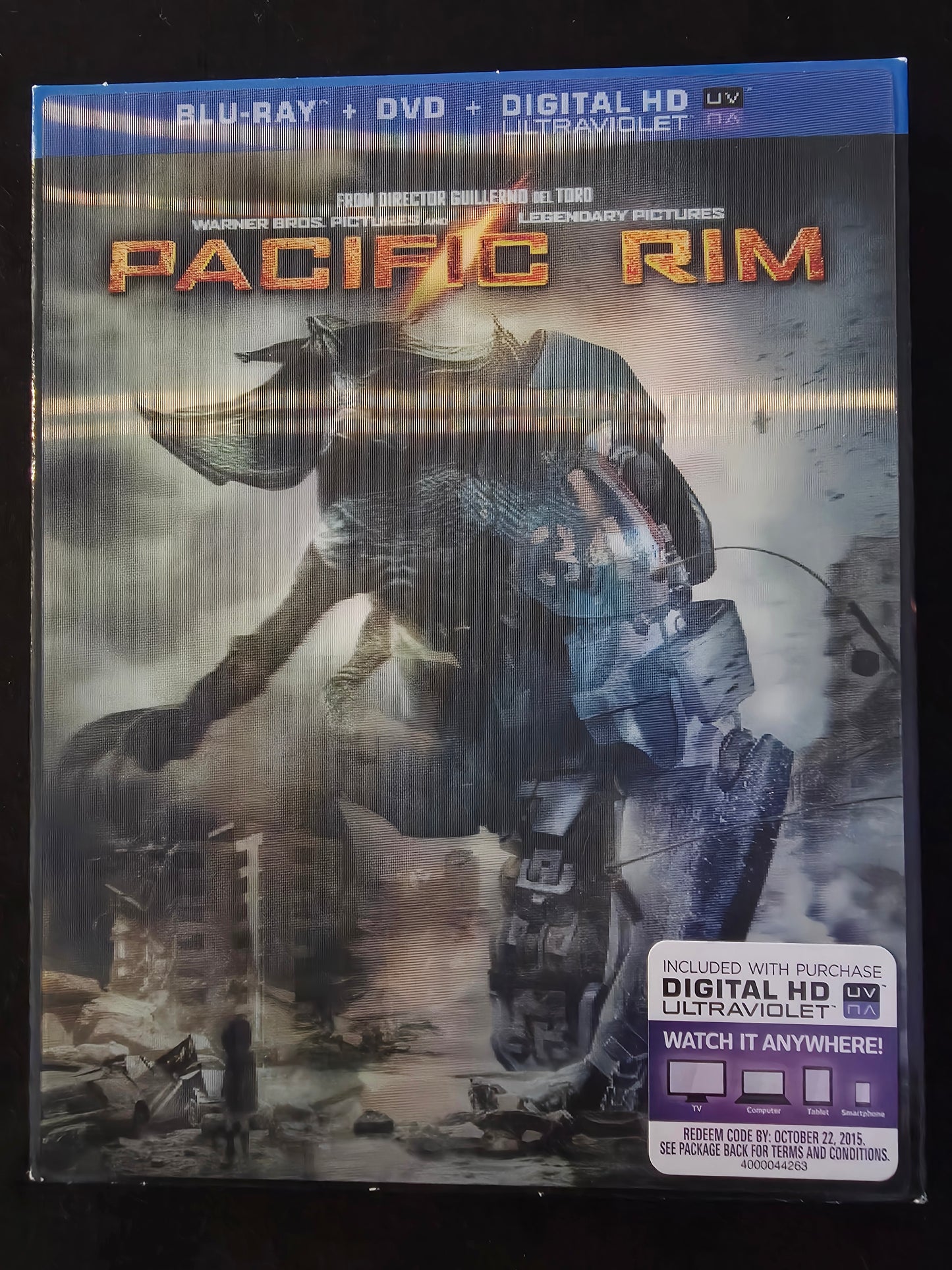 Pacific Rim Blu-ray lenticular slipcover