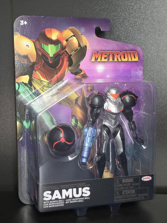 2024 JAKKS World of Nintendo - Metroid - PHAZON SUIT SAMUS With Morph Ball