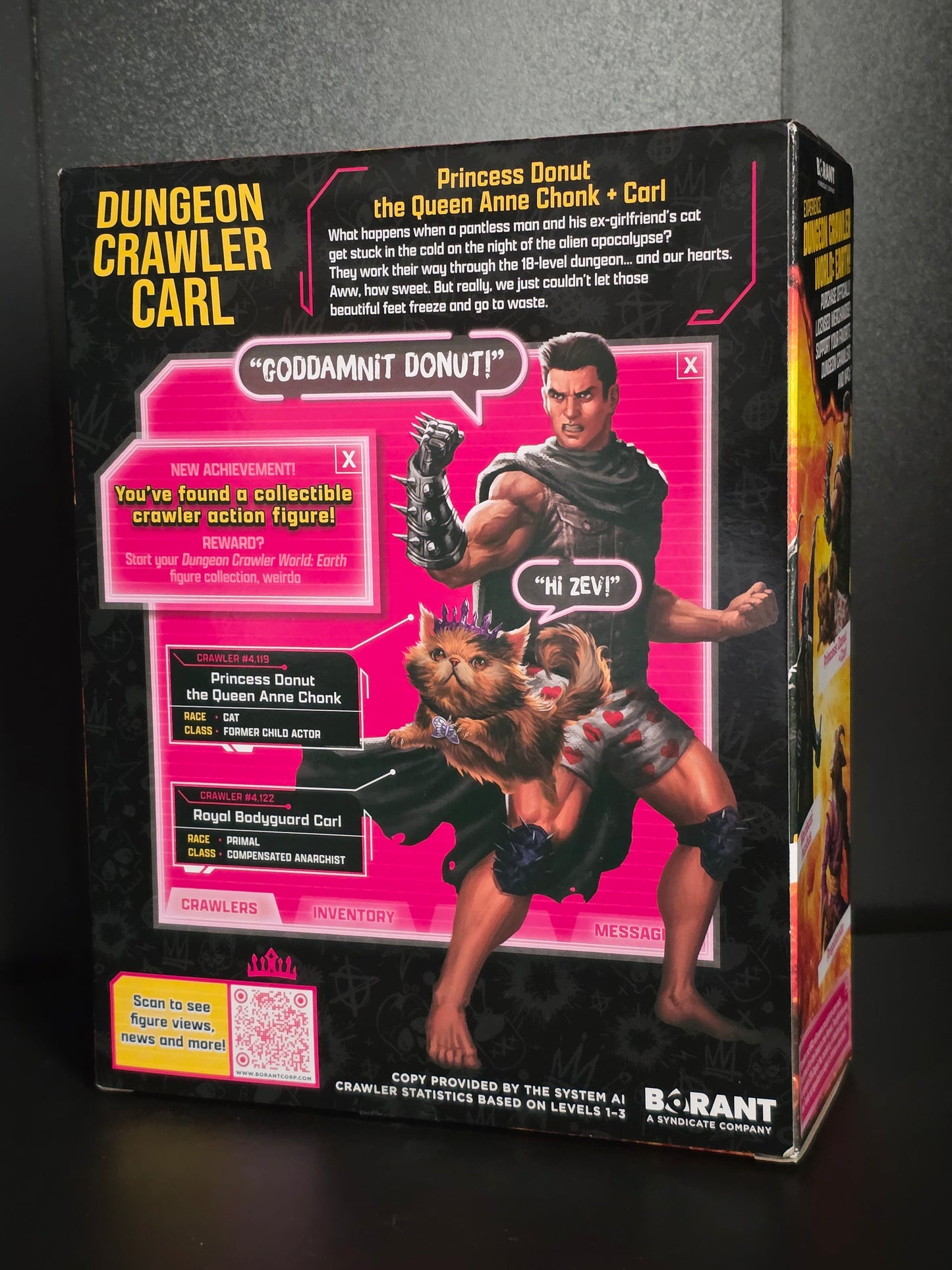 Dungeon Crawler Carl Action Figure Set W/Princess Donut   SDCC 2026