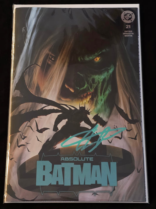 ABSOLUTE BATMAN #21 SIGNED AARON BARTLING EXCLUSIVE FOIL VARIANT