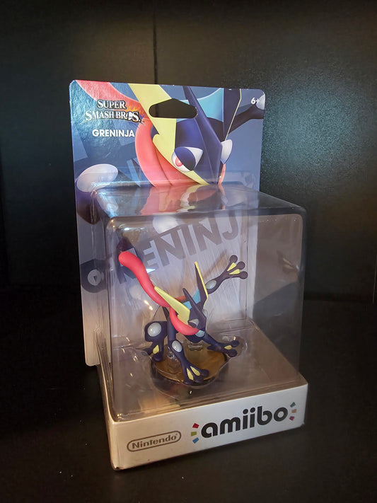 Greninja Super Smash Bros Amiibo Nintendo Figure Brand New Factory Sealed