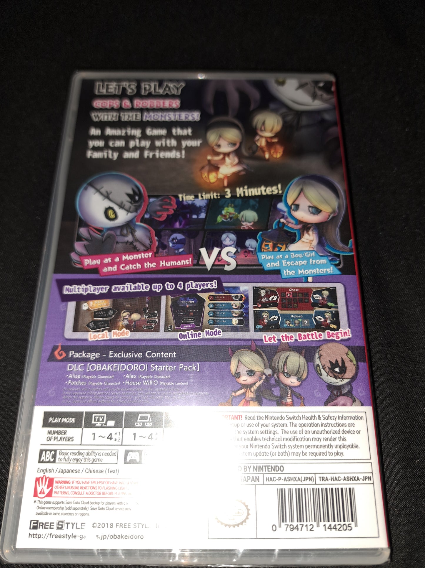 Nintendo Switch Video Games Obakeidoro! Brand New multilingual Japanese
