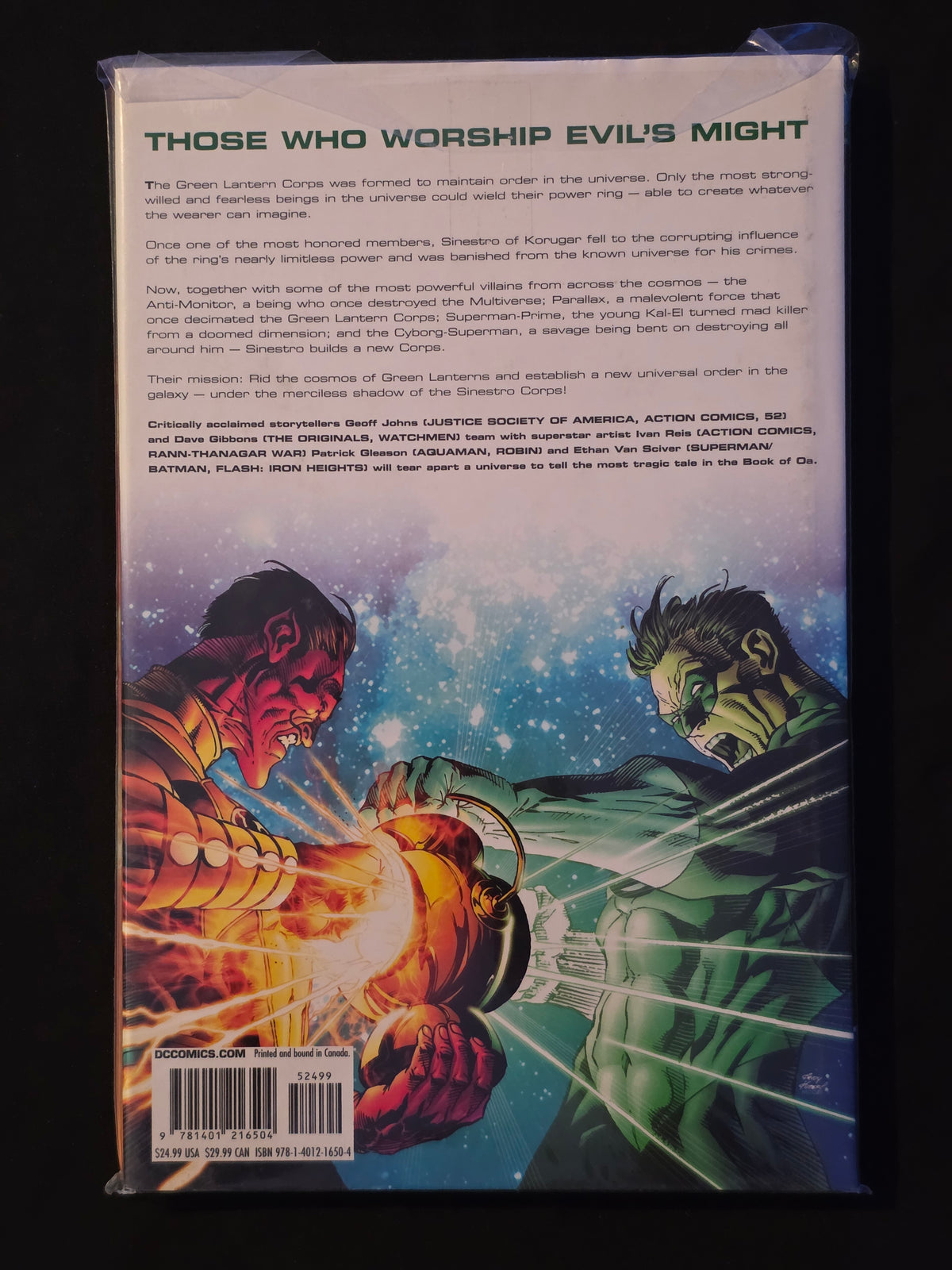 Green Lantern The Sinestro Corps War HC 1 Dave Gibbons Ethan Van Sciver 2008