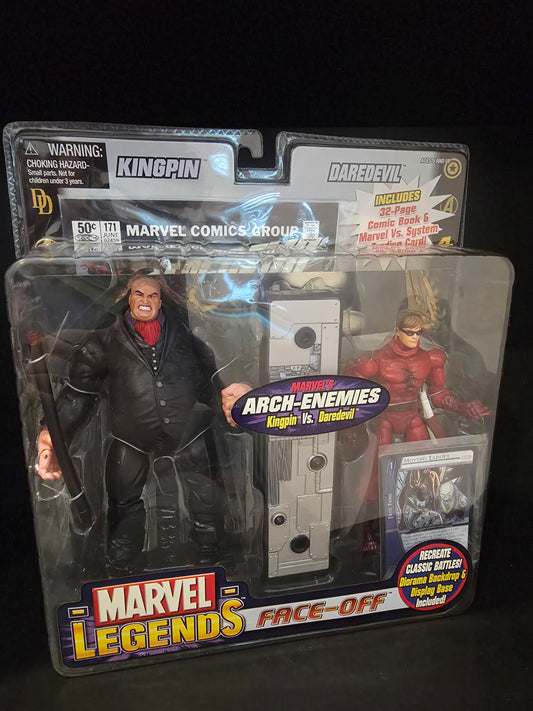 Marvel Legends Face-Off  Kingpin vs. Daredevil 2006 Figures 2 Pack NEW Toybiz