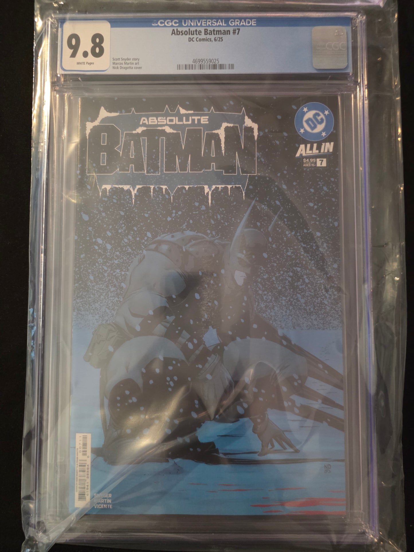 Absolute Batman #1-10 1st Print Covers All  CGC 9.8 Nick Dragotta Covers