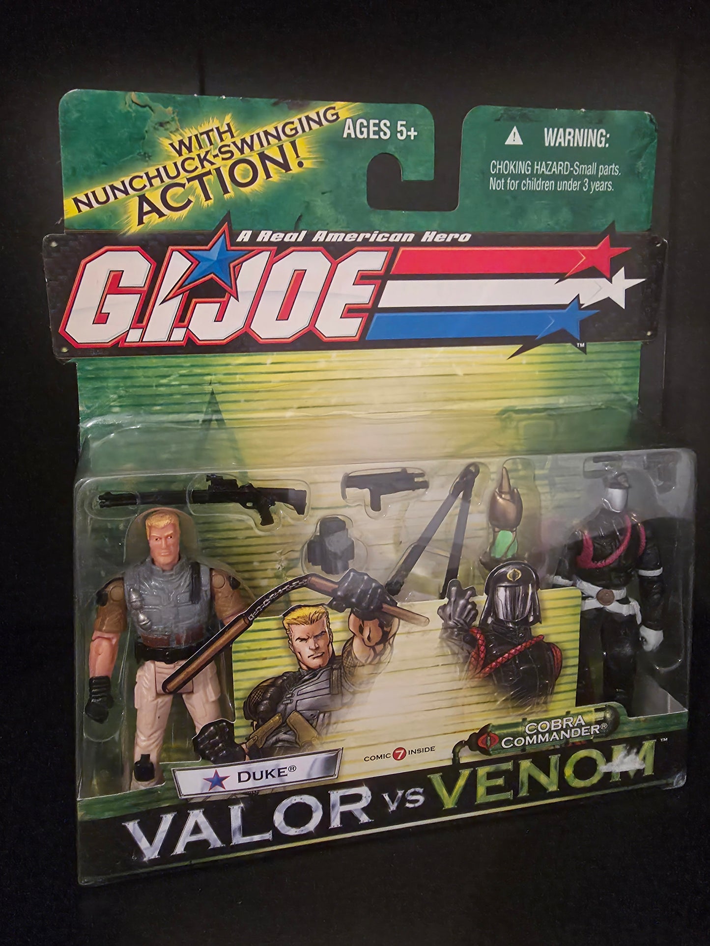 G.I. Joe Valor Vs Venom Duke Vs Cobra Commander Action Figure Set