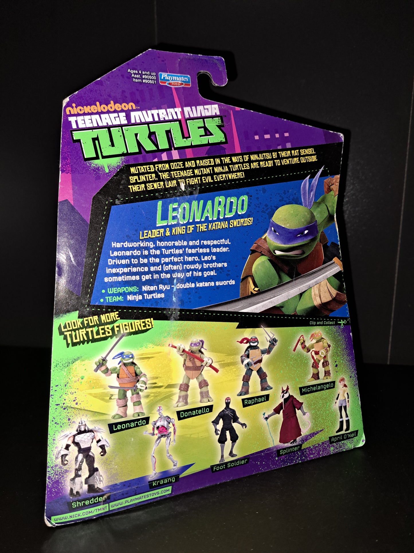 Teenage Mutant Ninja Turtle Leonardo 2012 TMNT Nickelodeon