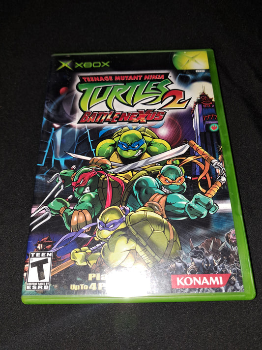 Teenage Mutant Ninja Turtles 2: Battle Nexus (Microsoft Xbox, 2004) - COMPLETE
