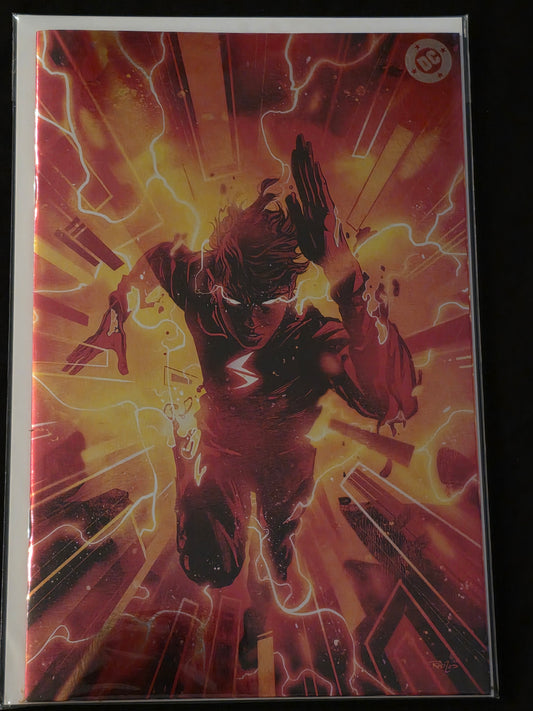 Absolute Flash #1 2025 1st Print Nick Robles FOIL Virgin Variant DC