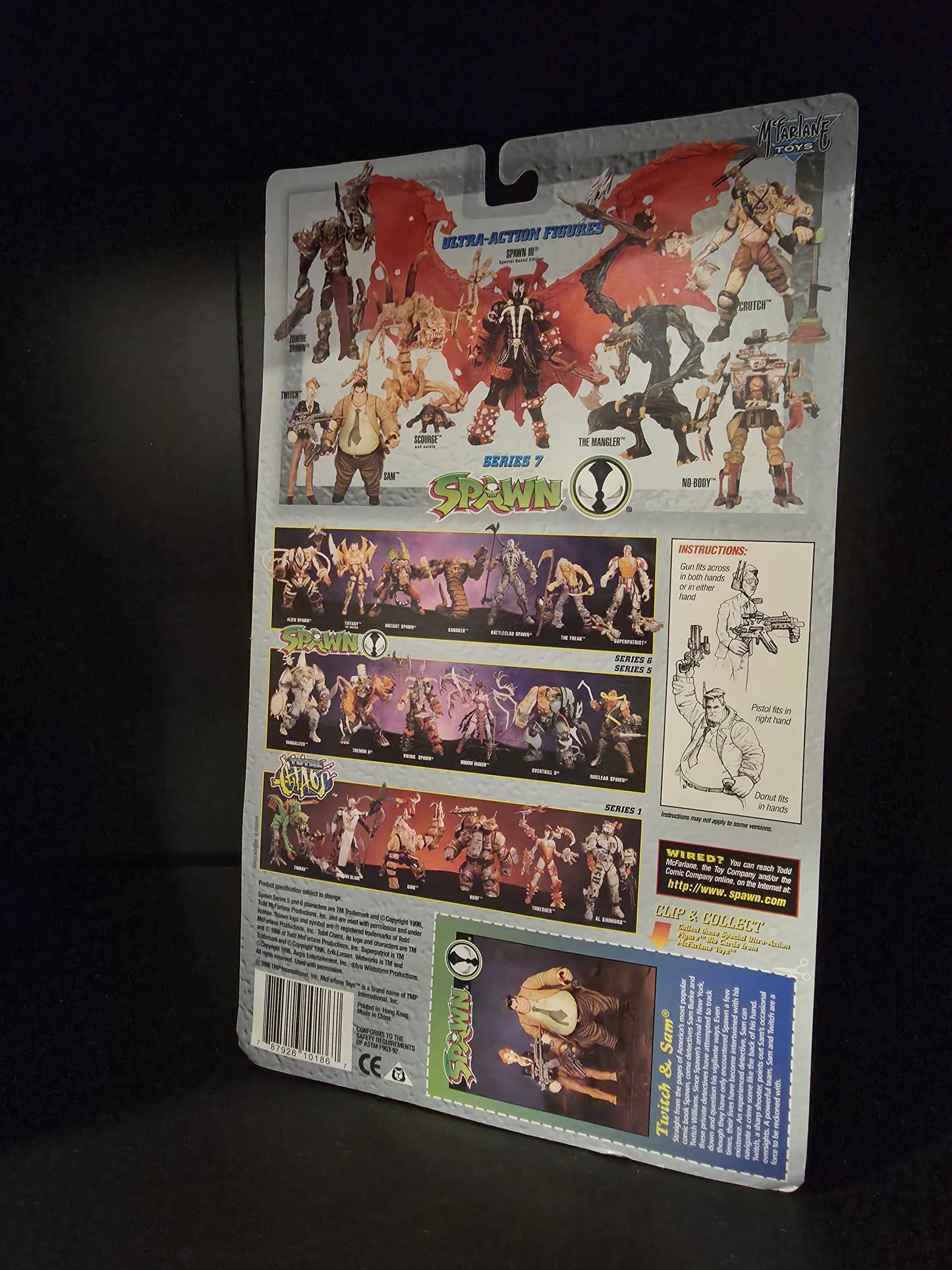 Sam and Twitch Spawn Series 7 Two Pack 1996 McFarlane Toys Sealed