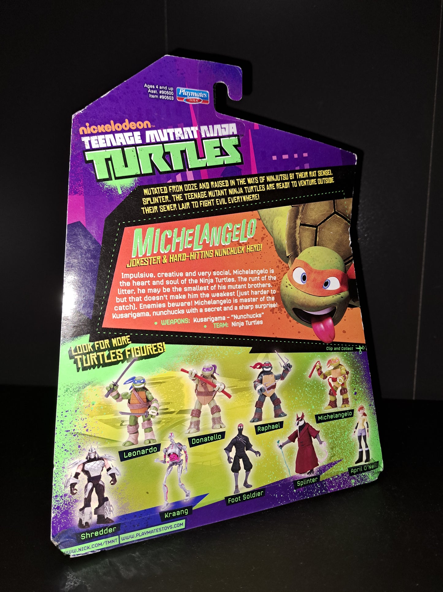Teenage Mutant Ninja Turtles Michelangelo Action Figure 2012 Reissue 2024