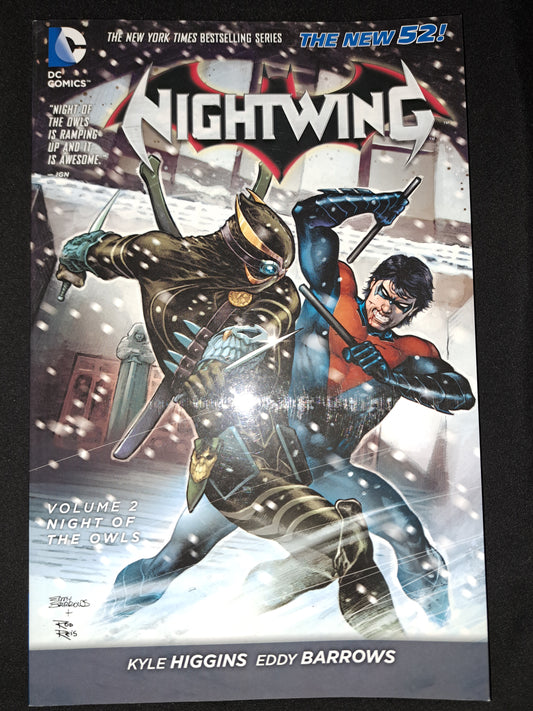 Nightwing New 52 Volume 2 Night of the Owls Softcover Graphic Novel