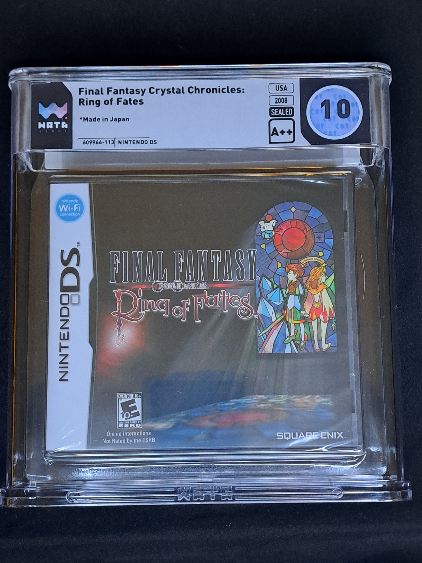 Final Fantasy Crystal Chronicles: Ring of Fates (Nintendo DS)-WATA Graded 10 A++