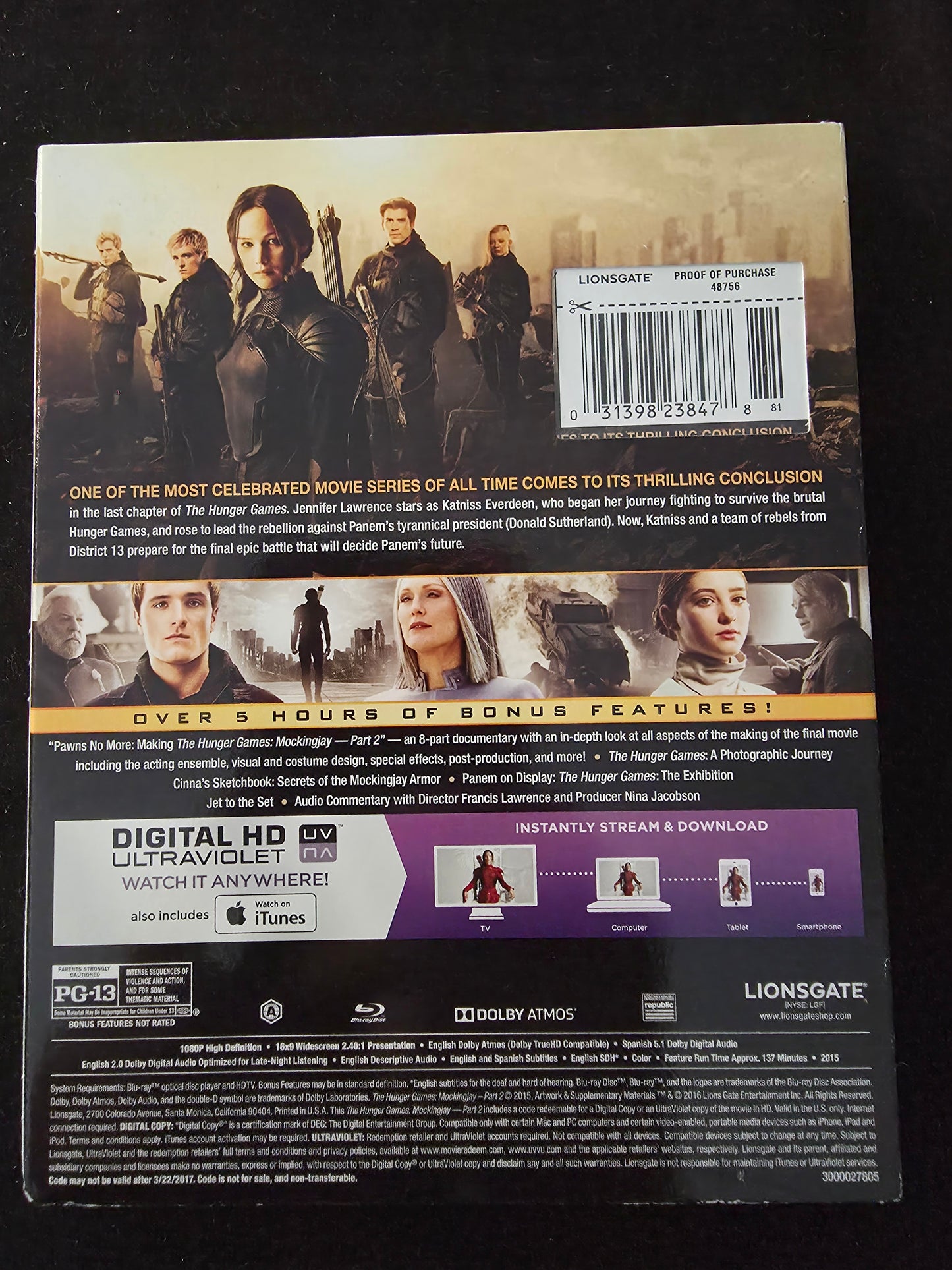 The Hunger Games: Mockingjay, Part 2 [Blu-ray]