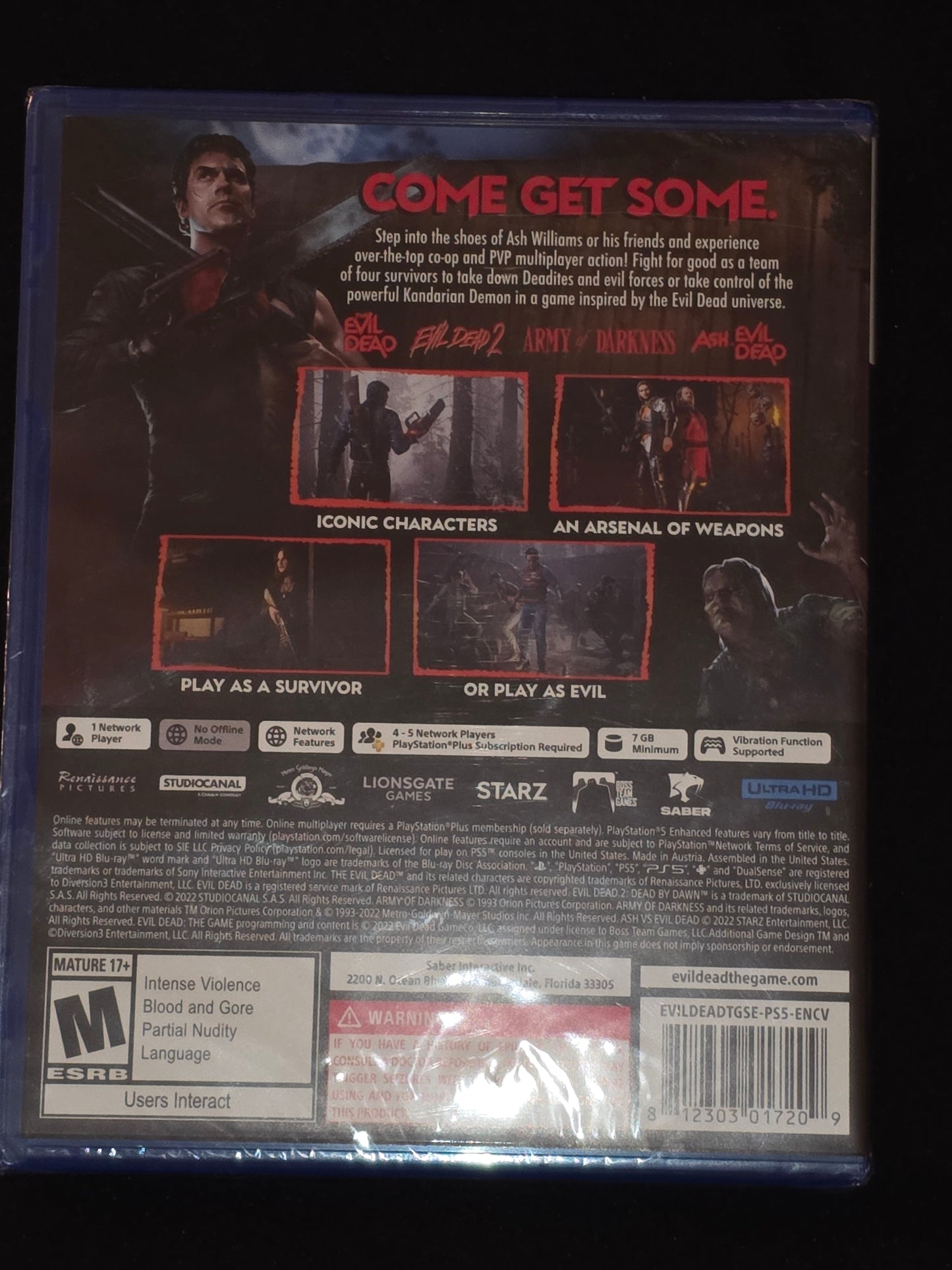 Evil Dead: The Game (PS5, 2022) - Brand New Factory Sealed out of print