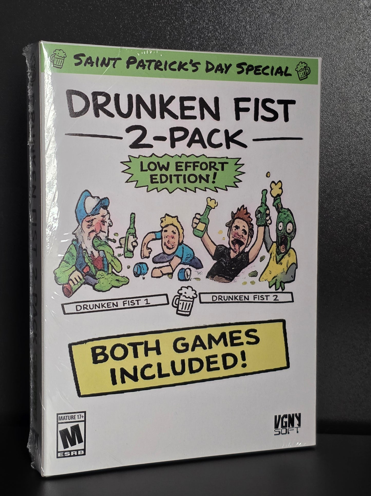 DRUNKEN FIST 2-PACK LOW EFFORT EDITION NEW SEALED 2025 Playstation 5 PS5 LRG