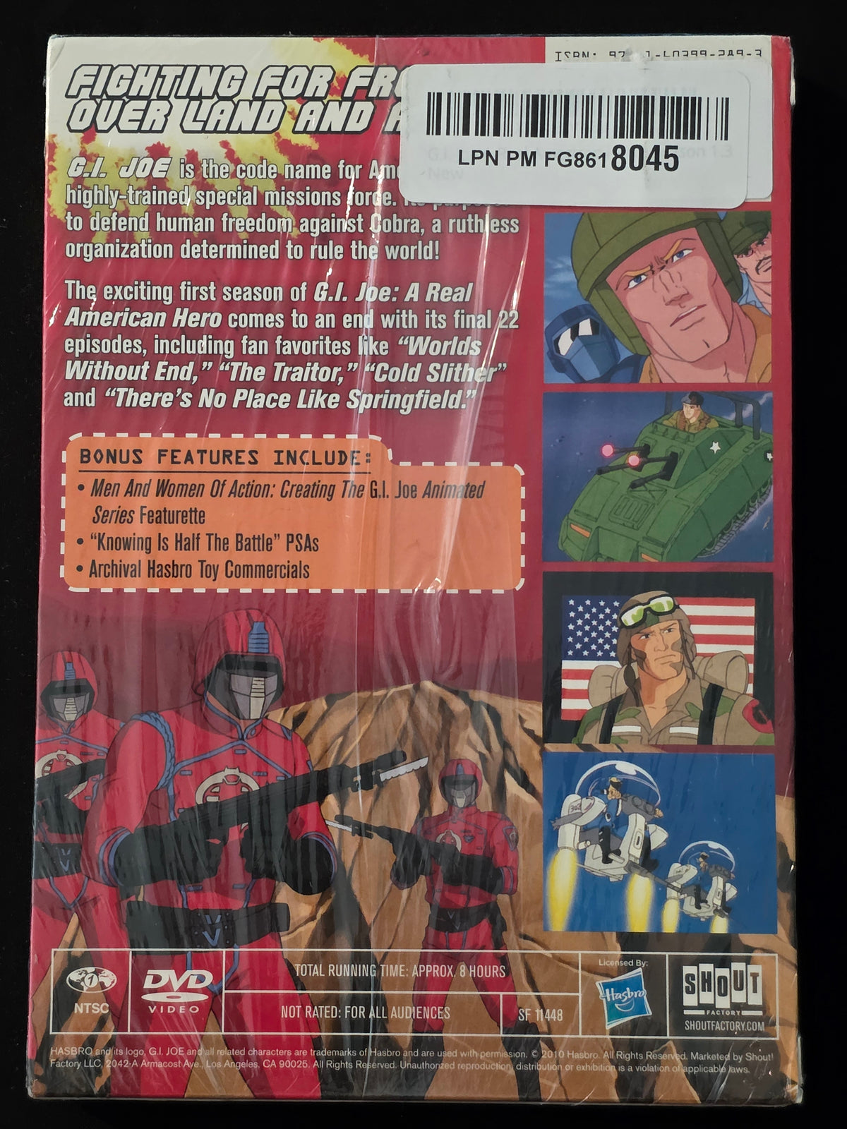 G.I. Joe: A Real American Hero - Season 1, Part 3 (DVD, 2010, 4-Disc Set)
