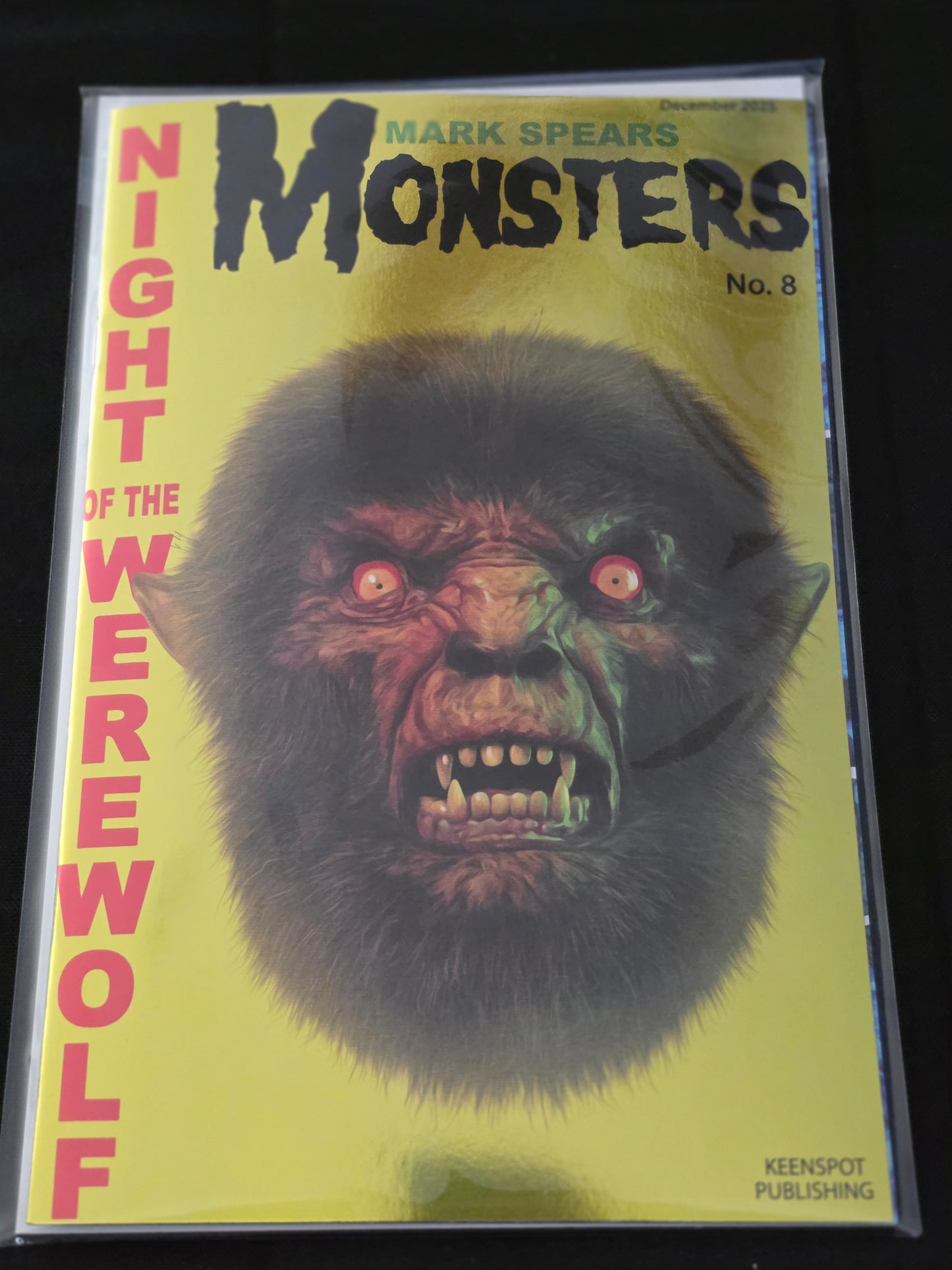 MARK SPEARS MONSTERS #8 CVR A 38 FOIL 1:300. NEW. NIGHT OF THE WEREWOLF.
