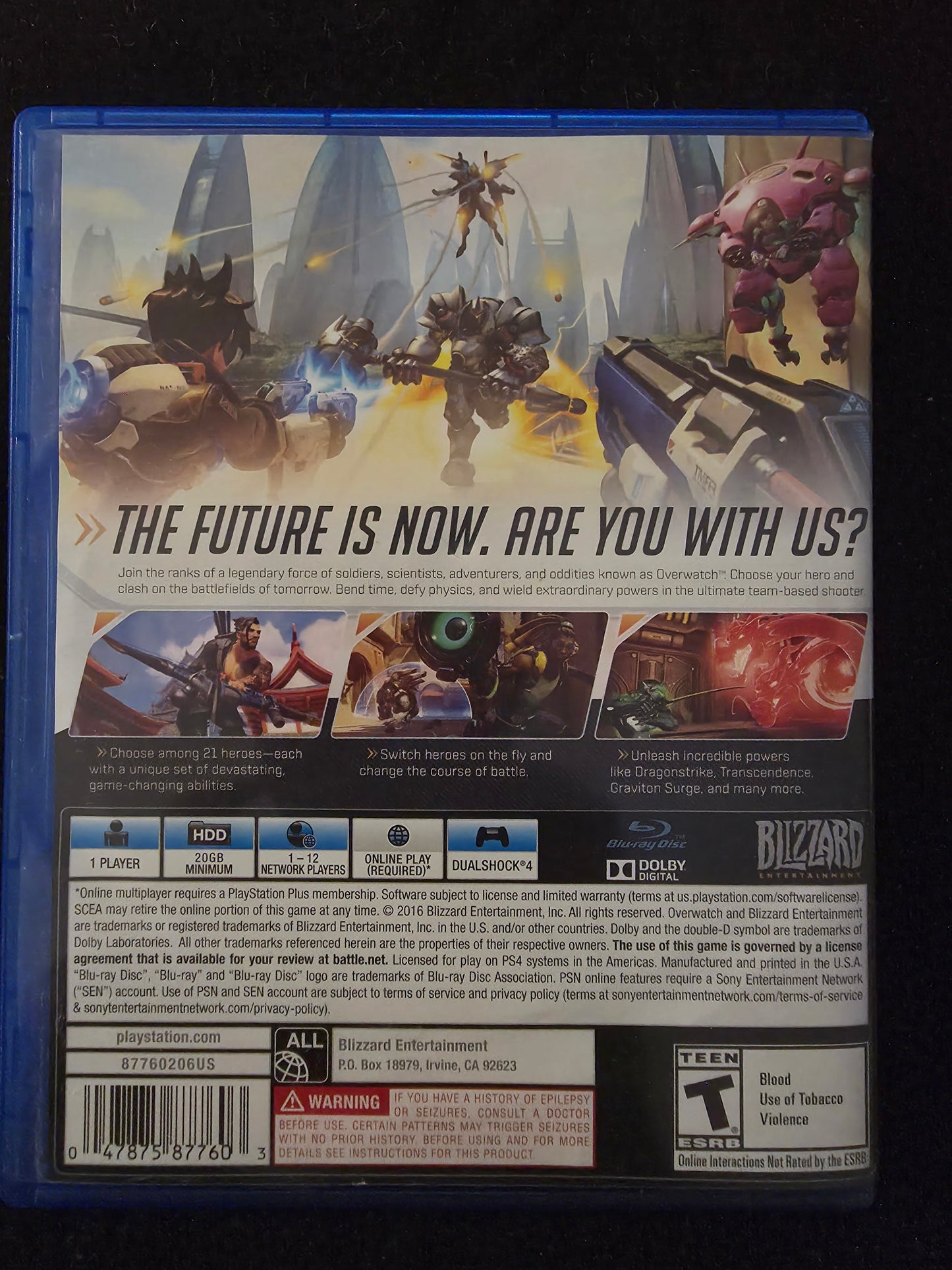 Overwatch: Origins Edition (Sony PlayStation 4, 2016)