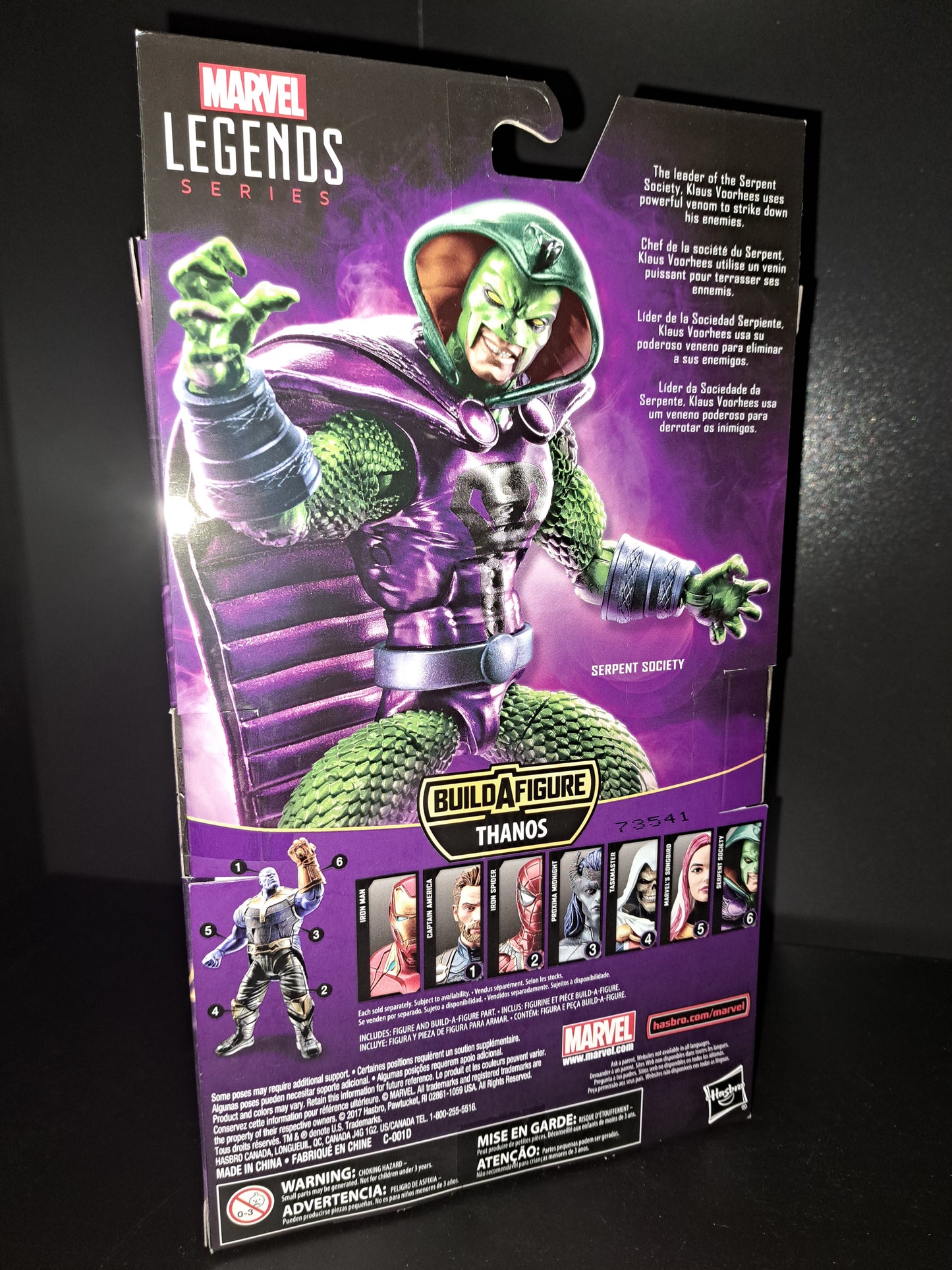 Serpent Society Marvel Legends Action Figure New Sealed Thanos BAF Wave Hasbro