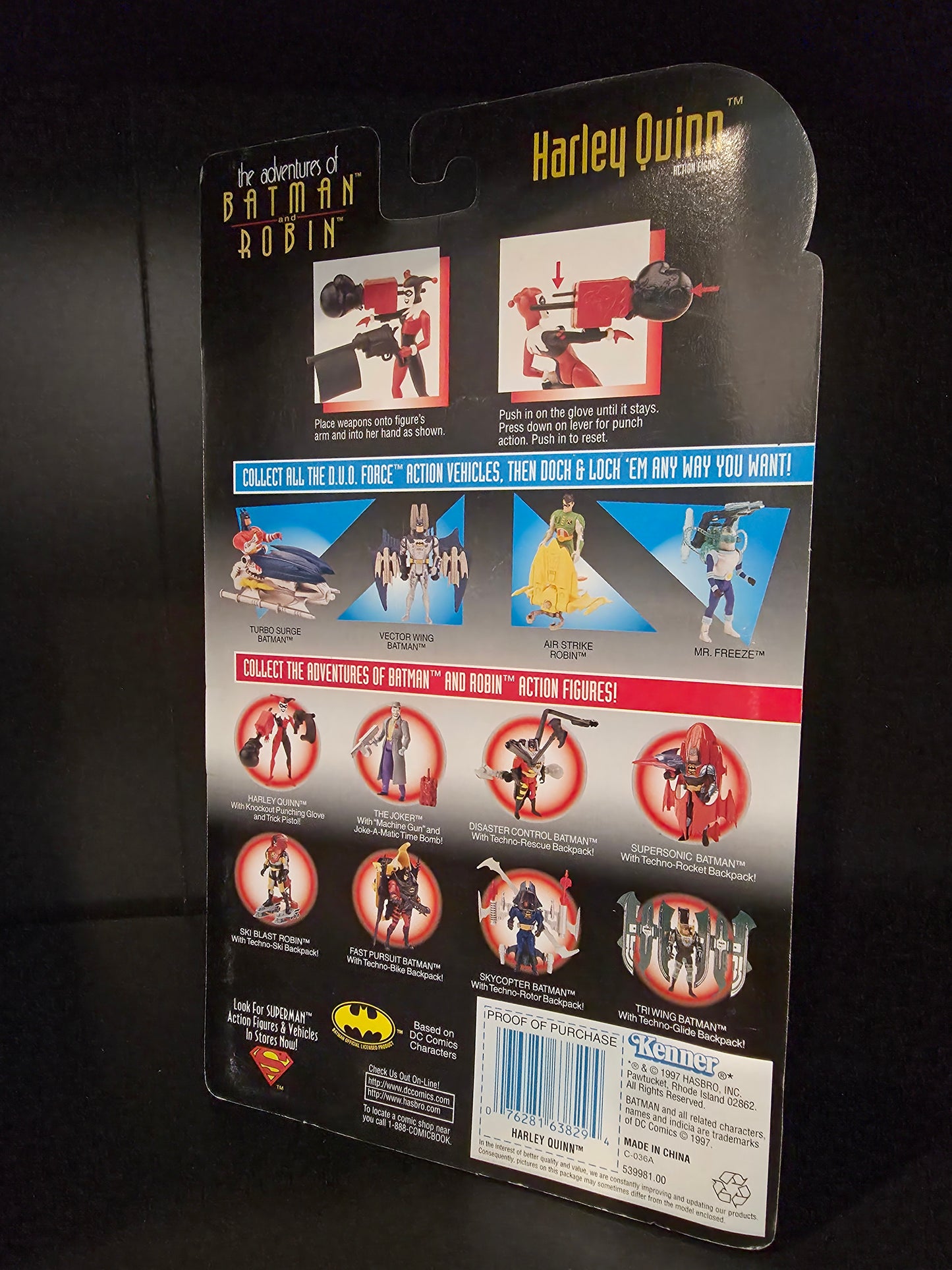 1997 Kenner The Adventures Of Batman And Robin Harley Quinn Action Figure New