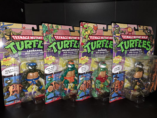 Teenage Mutant Ninja Turtles Set Of 4 Action Figures Retro Collection 2021