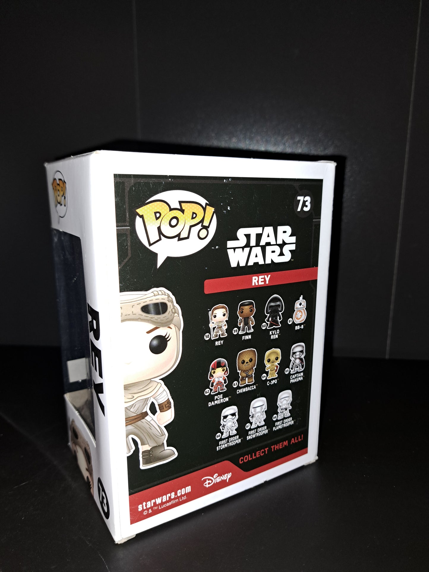FUNKO POP! STAR WARS HOT TOPIC EXCLUSIVE REY #73