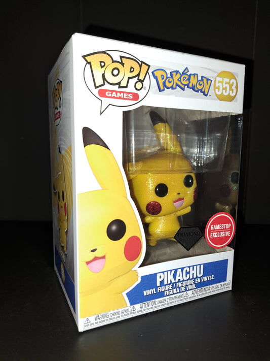 Pokemon - Pikachu #553 Diamond Collection + Gamestop Exclusive Funko Pop