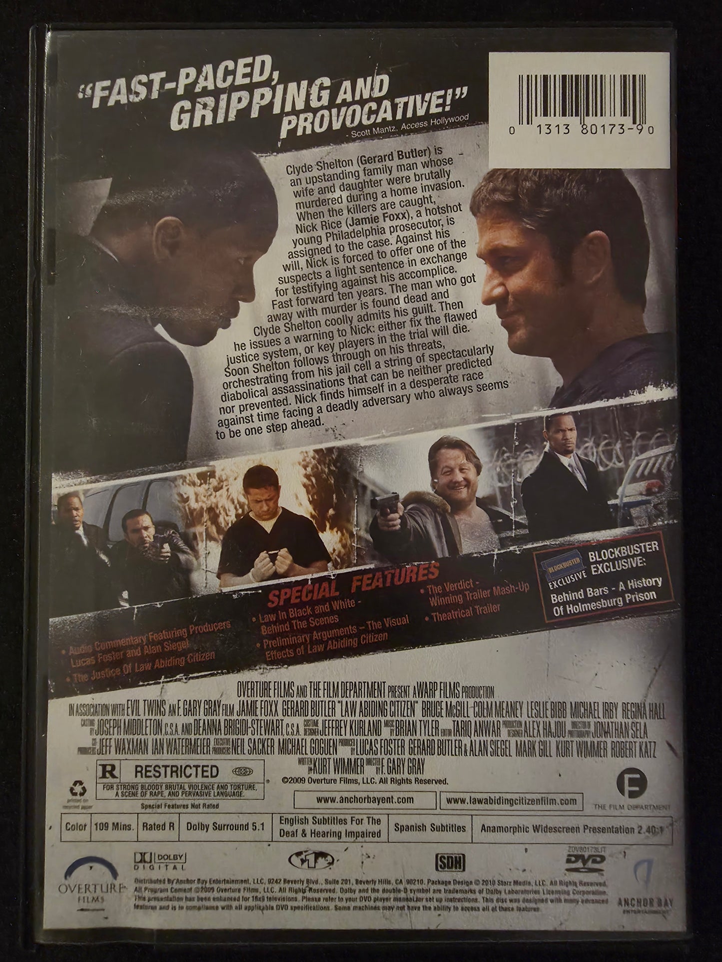 Law Abiding Citizen (DVD, 2009)