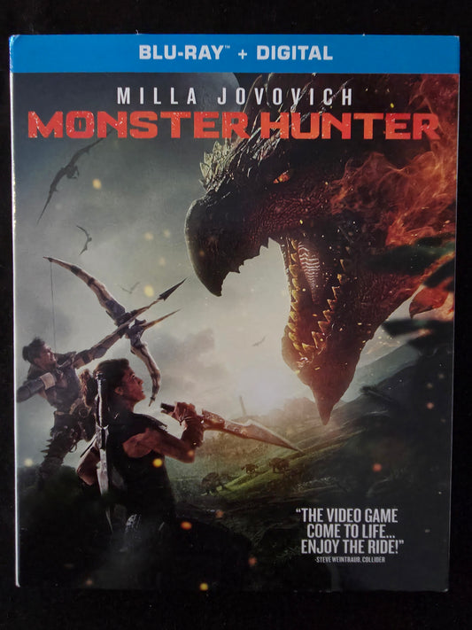Monster Hunter (2020) Blu-ray Milla Jovovich, Tony Jaa, Ron Perlman