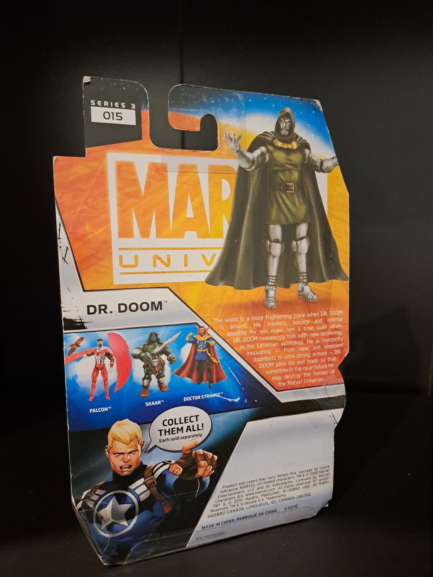 Dr. Doom Series 3 #015 Marvel Universe 3.75" Figure 2010  Hasbro - New