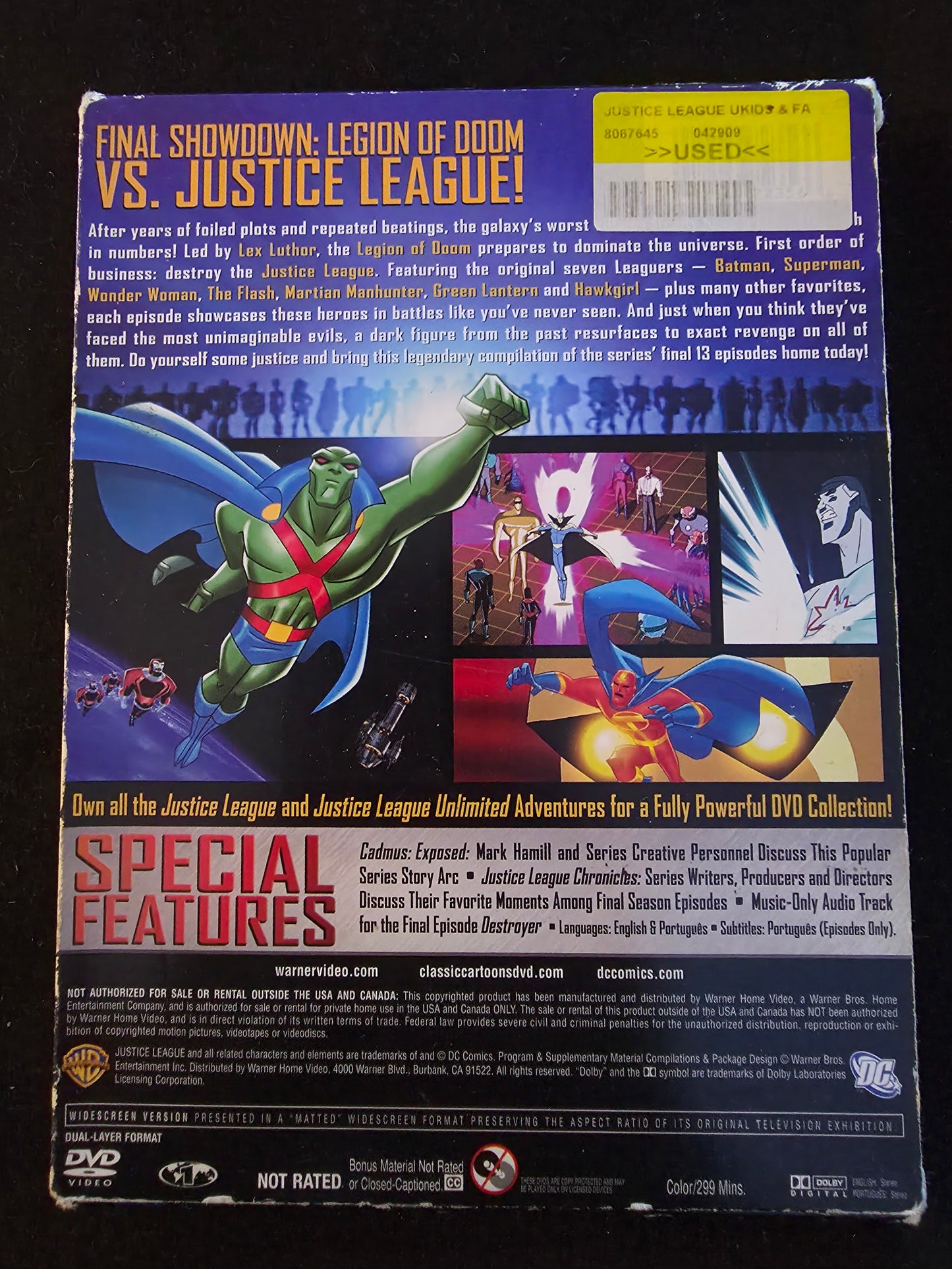 Justice League Unlimited - The Complete Second Season (DVD, 2007, 2-Disc Set)