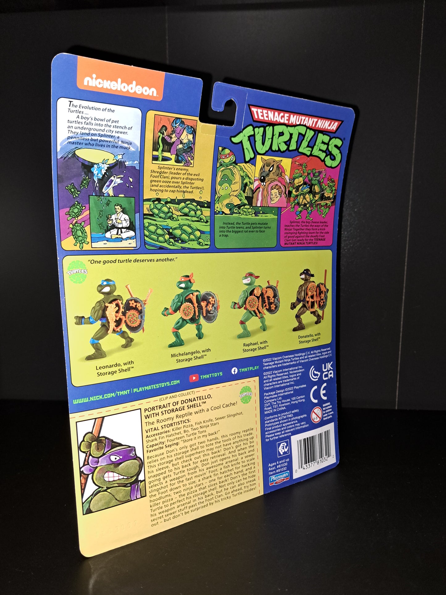 Teenage Mutant Ninja Turtles Set Of 4 Action Figures Retro Collection 2021
