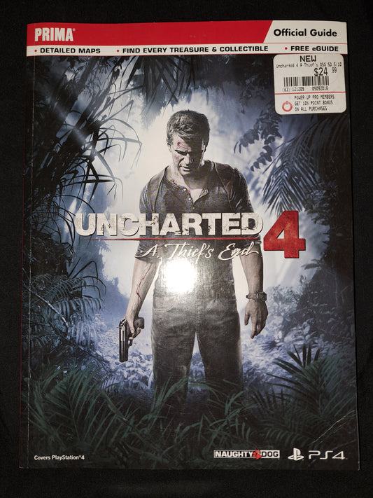 Uncharted 4 A Thief's End PS4 Official Guide