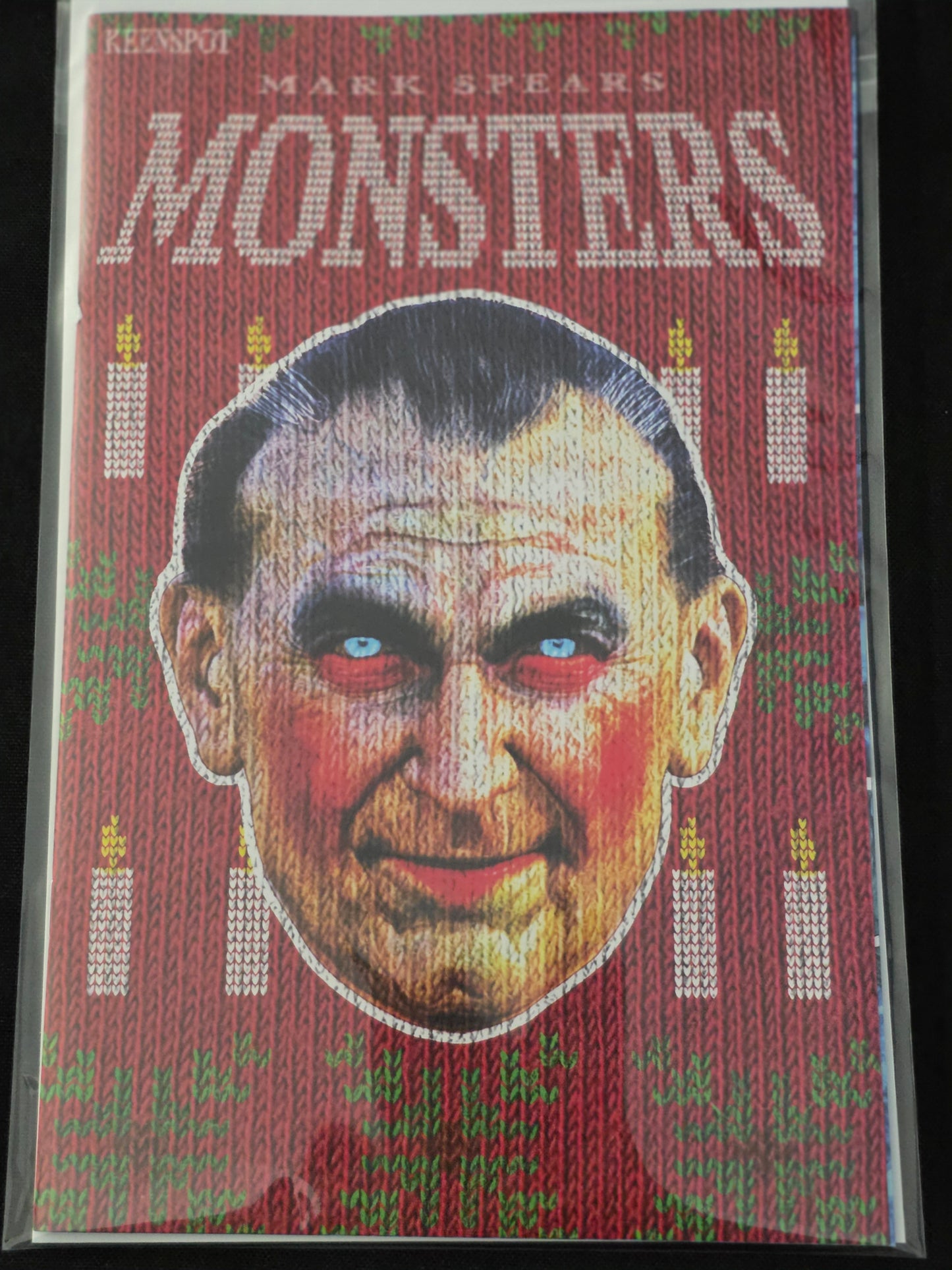 Mark Spears: Monsters #8 | 1:666 | A66 Glow-in-the-Dark Ugly Sweater Variant