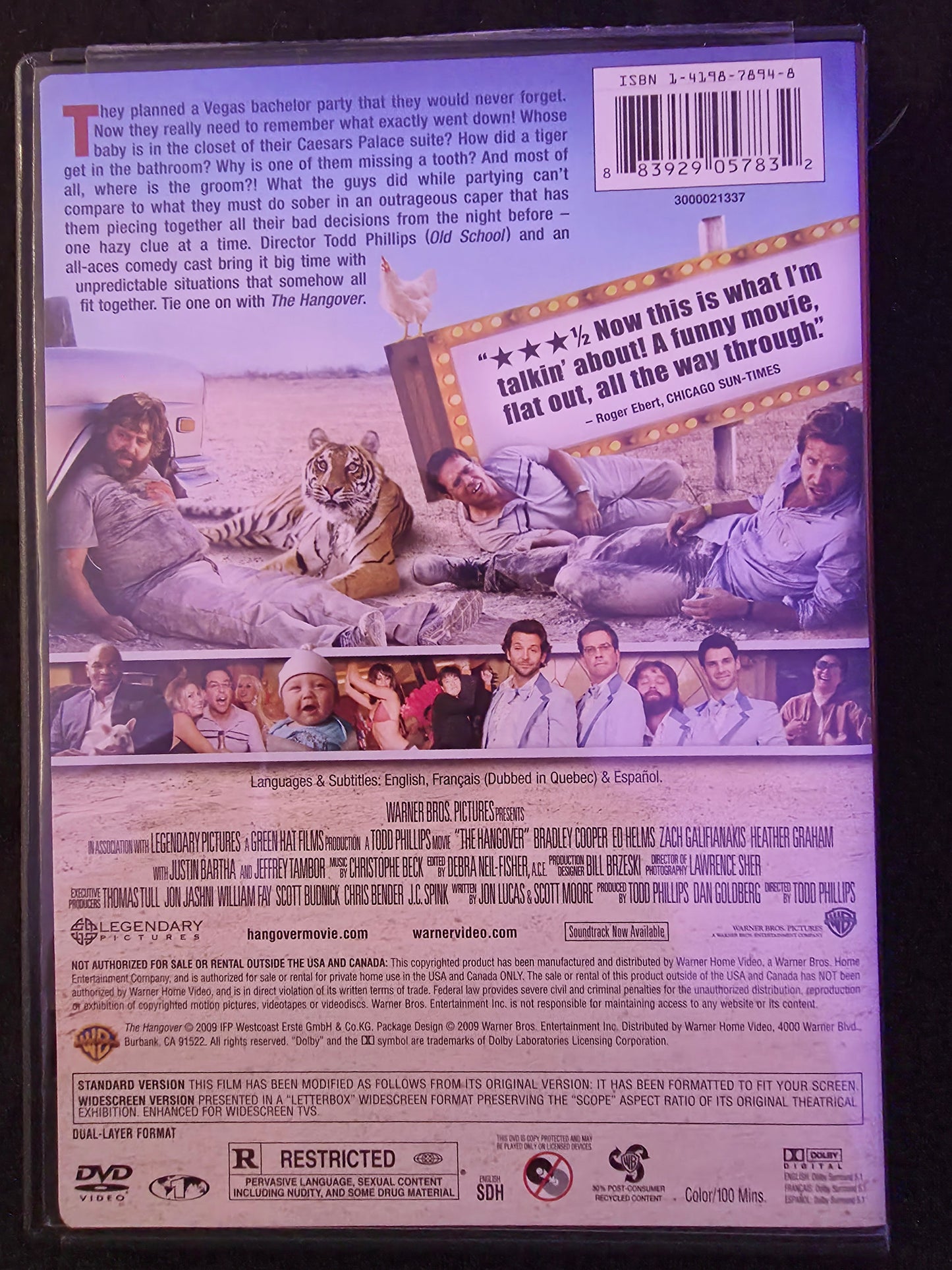 The Hangover (DVD, 2009)