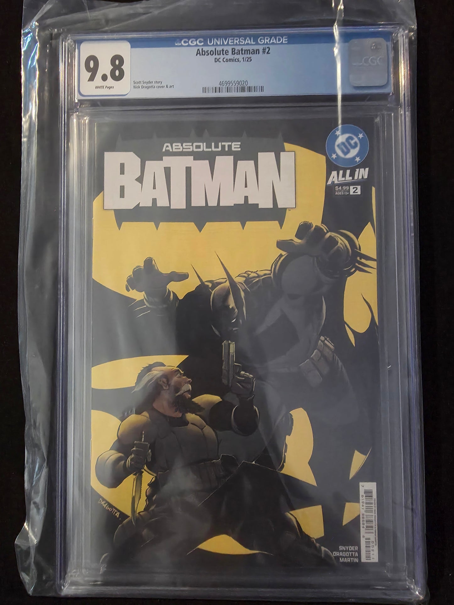 Absolute Batman #1-10 1st Print Covers All  CGC 9.8 Nick Dragotta Covers