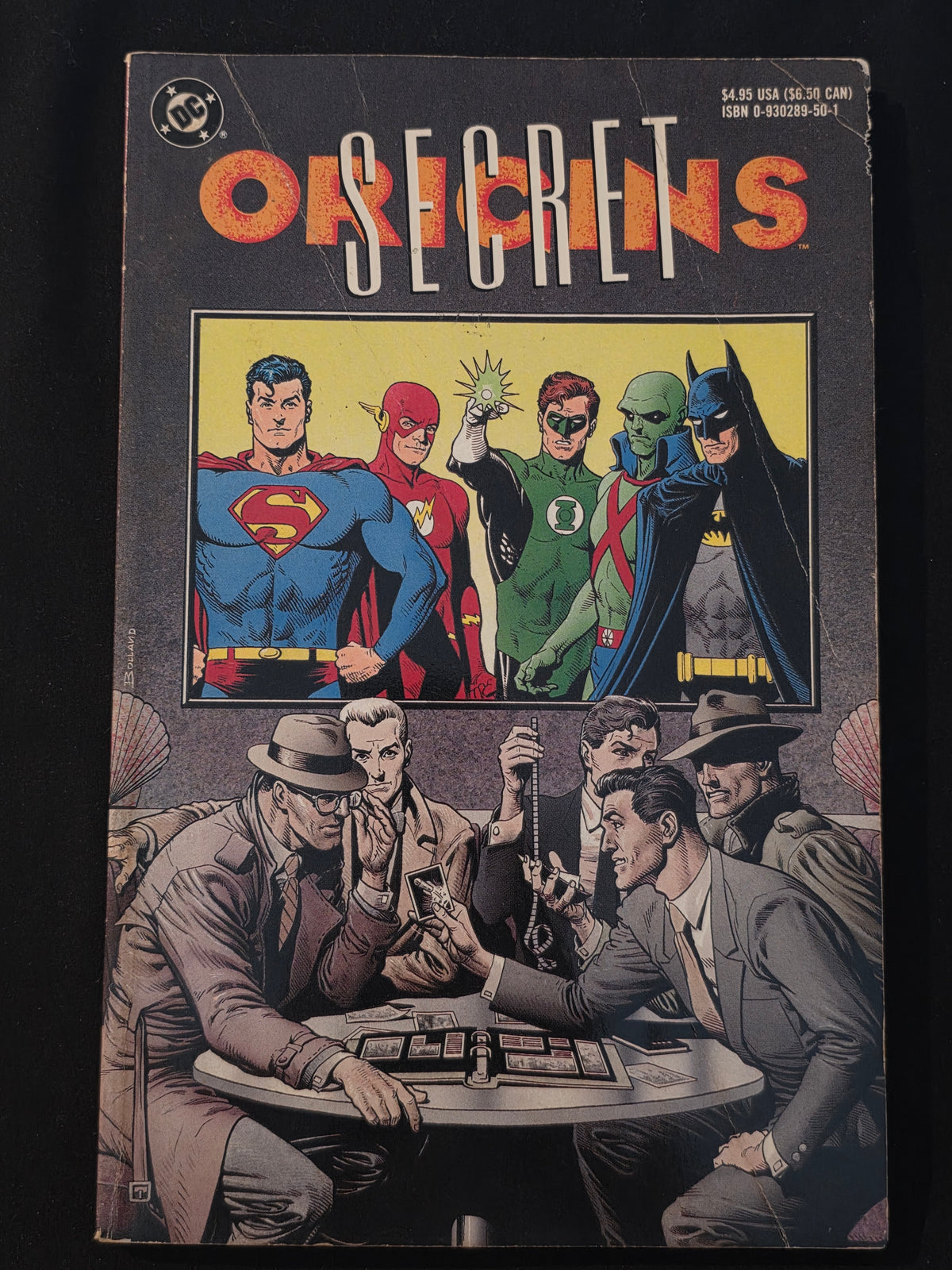 DC Comics Secret Origin TPB (1989) Vintage Graphic Novel Batman Superman JLA