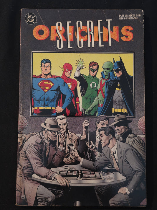 DC Comics Secret Origin TPB (1989) Vintage Graphic Novel Batman Superman JLA