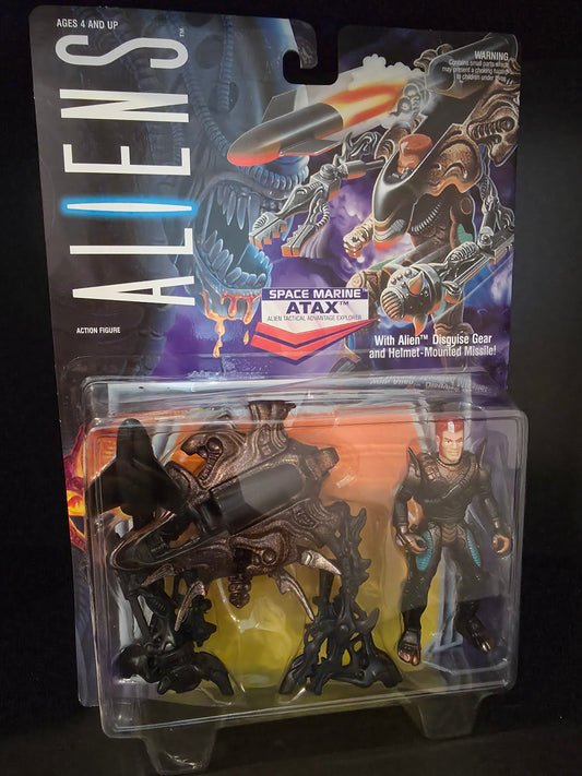 1994 Kenner Aliens Action Figure New MOC: Special Deluxe Space Marine Atax