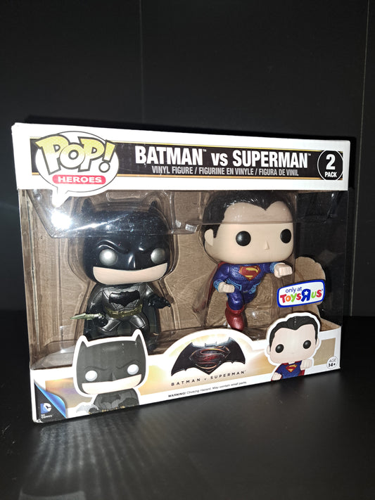 FUNKO POP HEROES BATMAN VS. SUPERMAN 2 PK. TOYS R US EXCLUSIVE