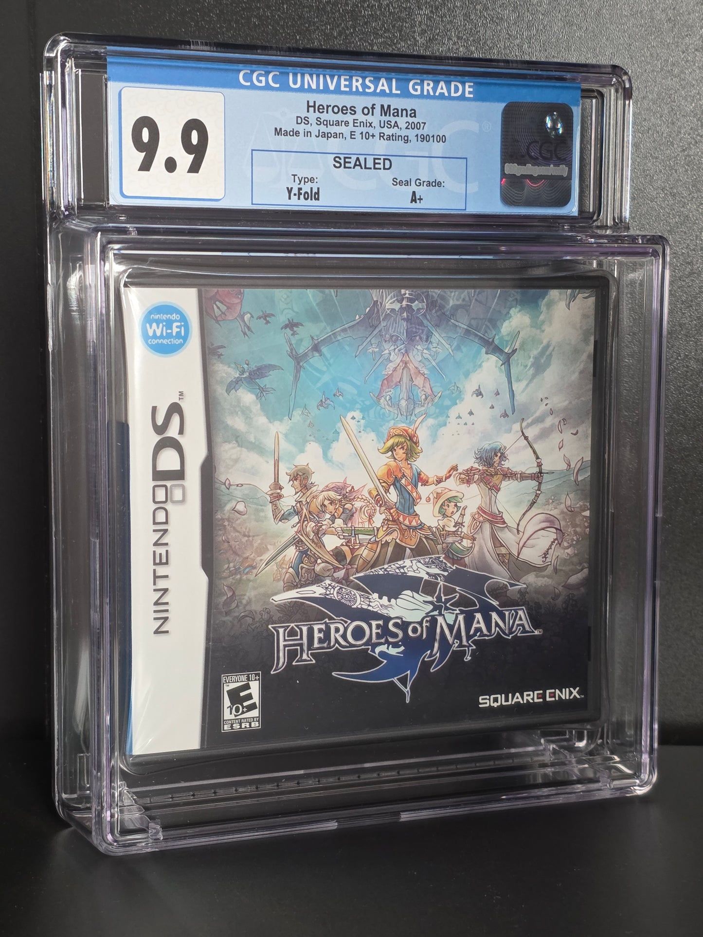 Heroes of Mana Nintendo DS CGC 9.9 A++ FACTORY SEALED