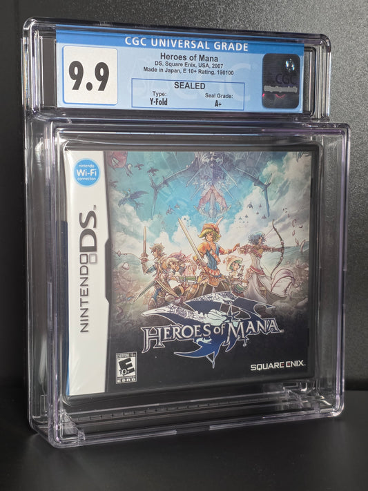 Heroes of Mana Nintendo DS CGC 9.9 A++ FACTORY SEALED