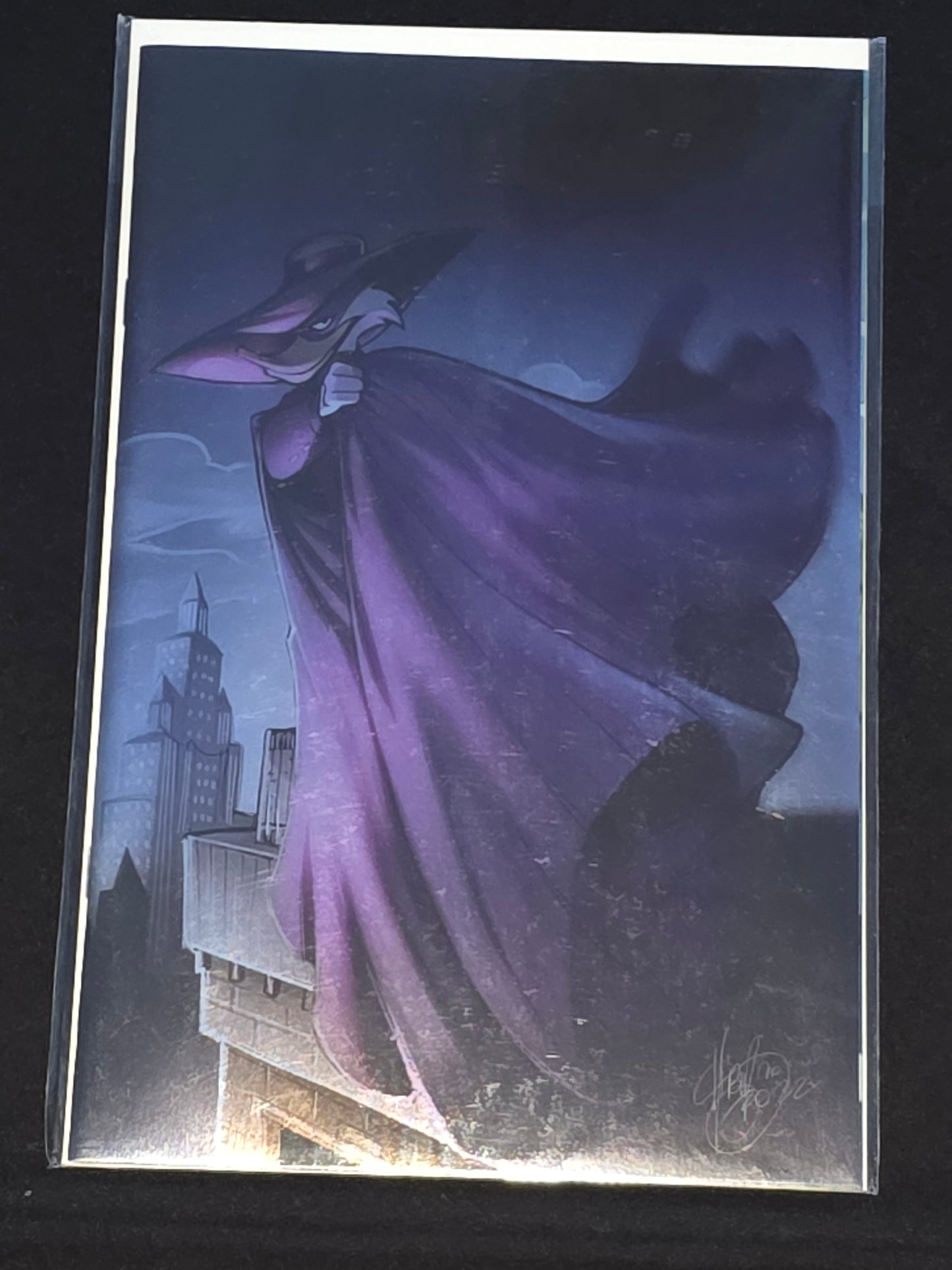 Dynamite Disney Darkwing Duck 1 Comic  NM 9.2 Rare 1:350 Variant Virgin Foil