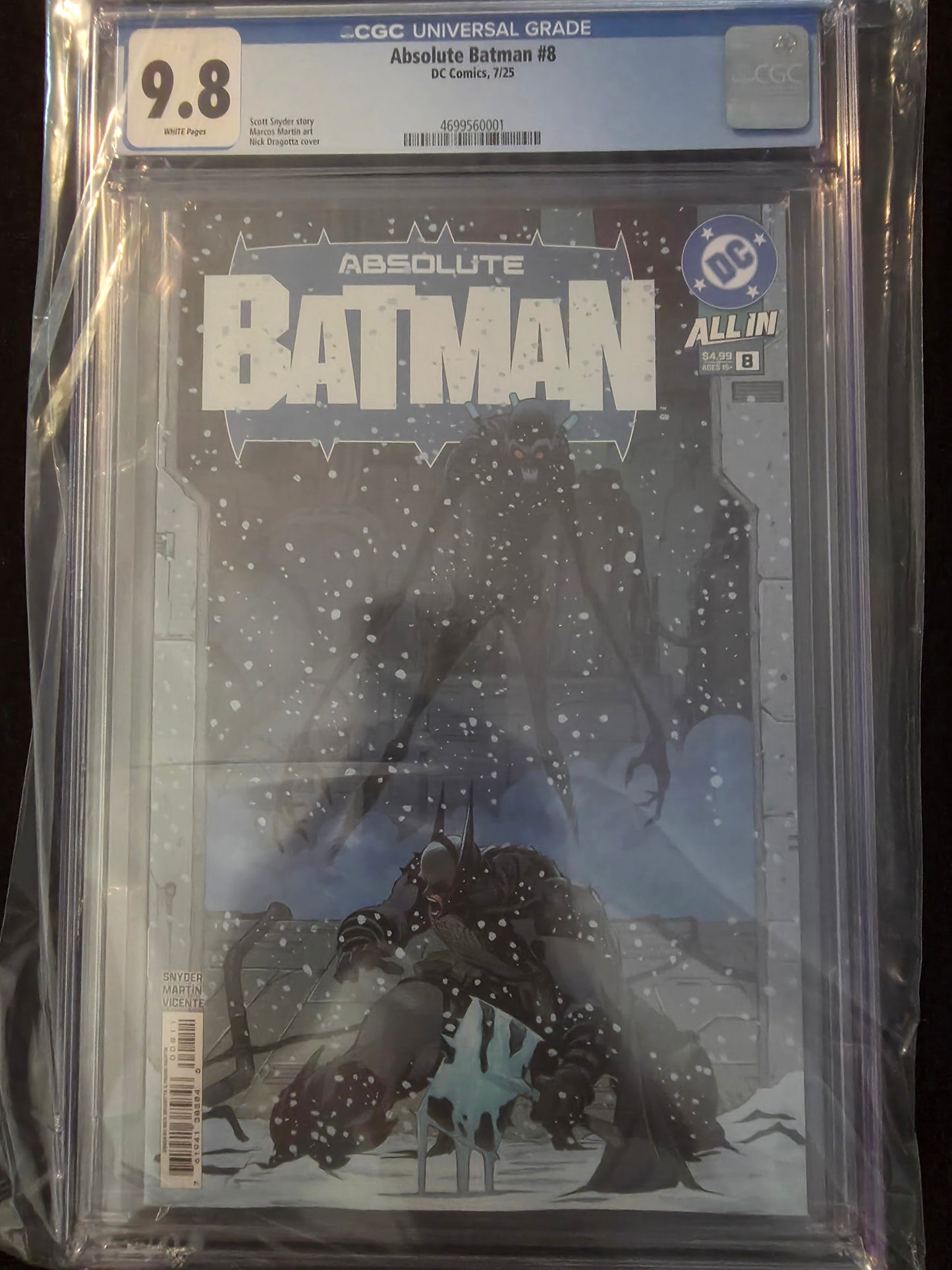 Absolute Batman #1-10 1st Print Covers All  CGC 9.8 Nick Dragotta Covers